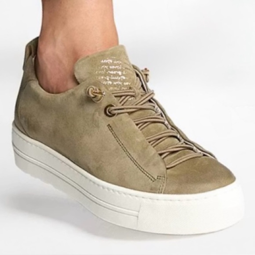 Nubuk leather sneakers. US sizes Never worn